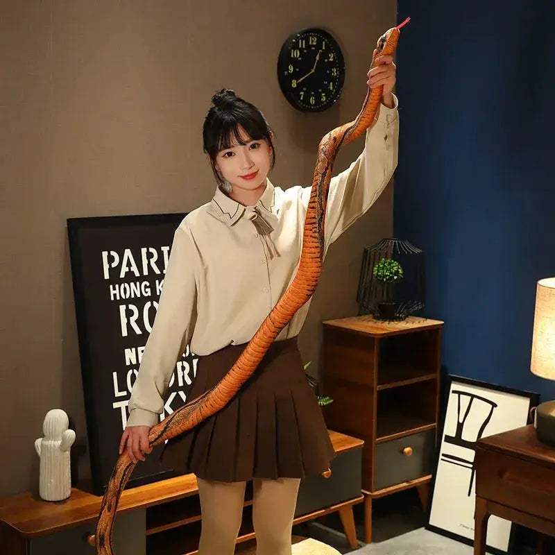 Lifelike Plush Snake Toy For Kids Gift And Home Decor - ToylandEU
