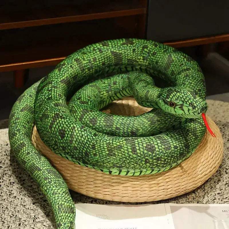 Lifelike Plush Snake Toy For Kids Gift And Home Decor - ToylandEU