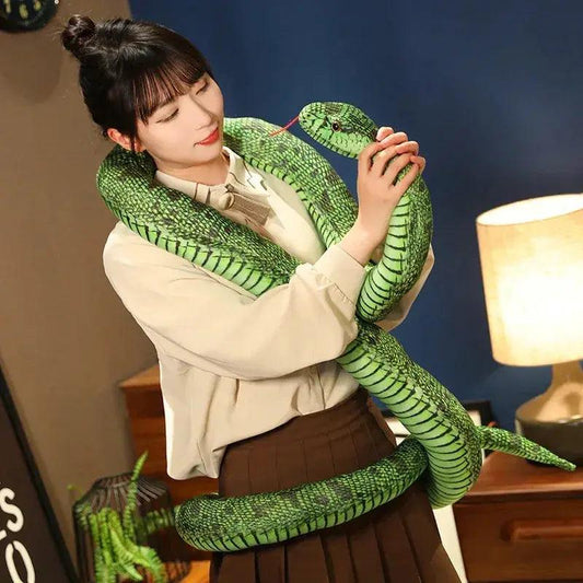  Lifelike Plush Snake Toy Soft Cotton Fill For Kids Gift -  ToylandEU™