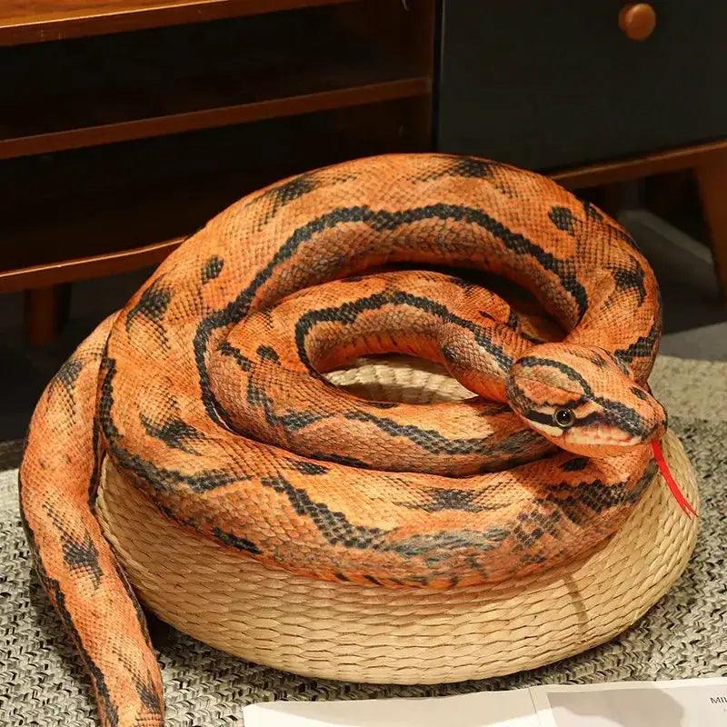  Lifelike Plush Snake Toy Soft Cotton Fill For Kids Gift -  ToylandEU™