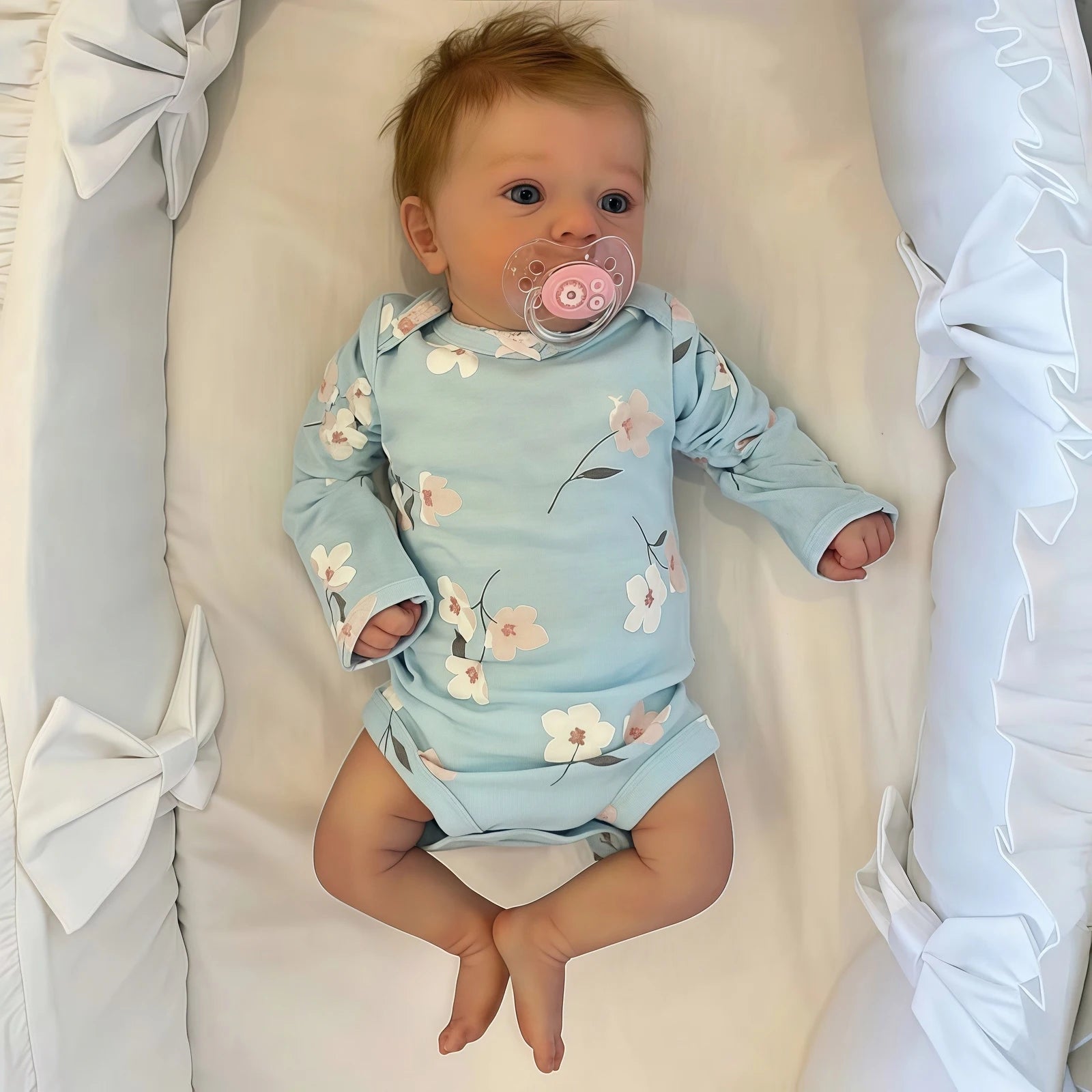 Lifelike Reborn Baby Doll 16 Inch 3D Hand Painted Gift - ToylandEU