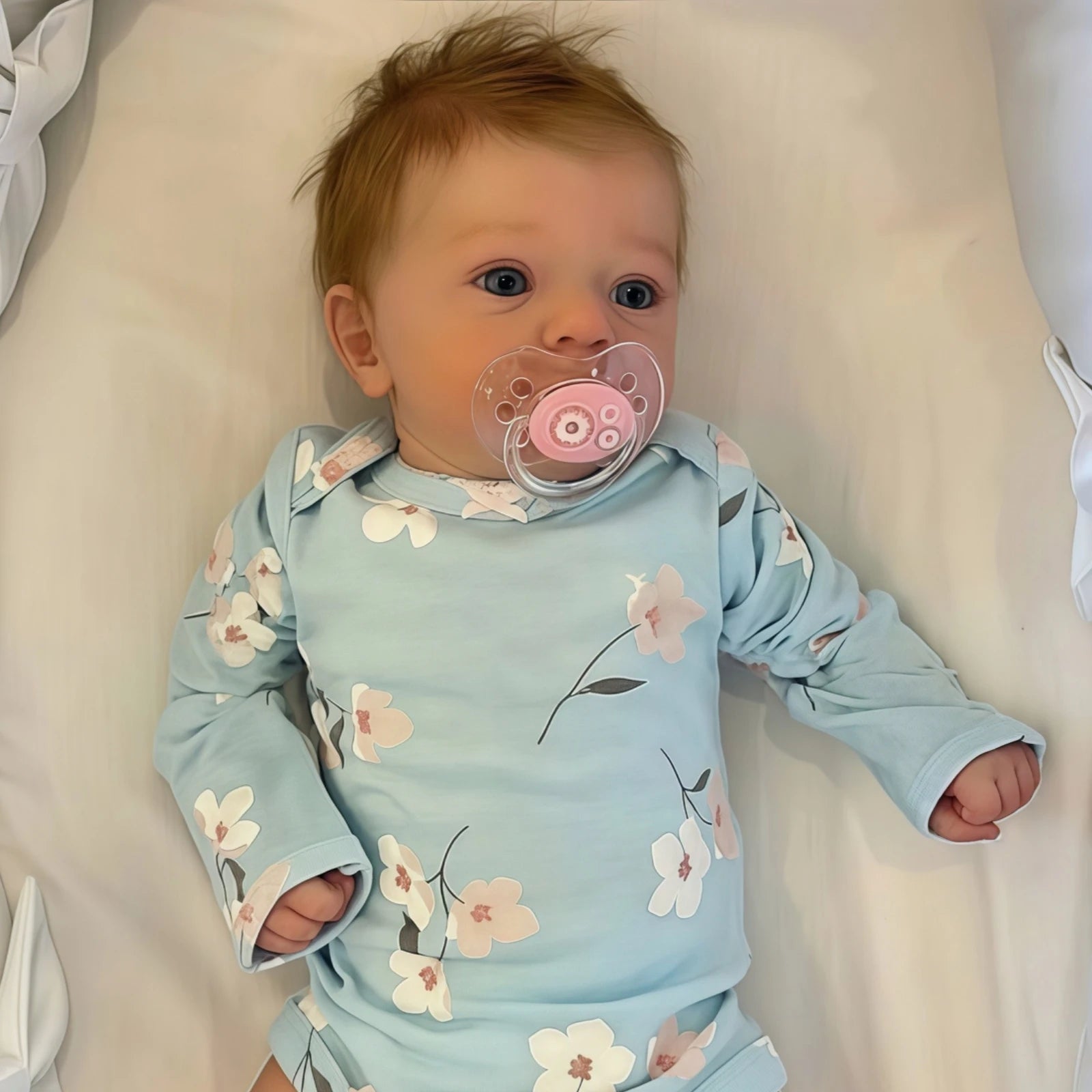 Lifelike Reborn Baby Doll 16 Inch 3D Hand Painted Gift - ToylandEU