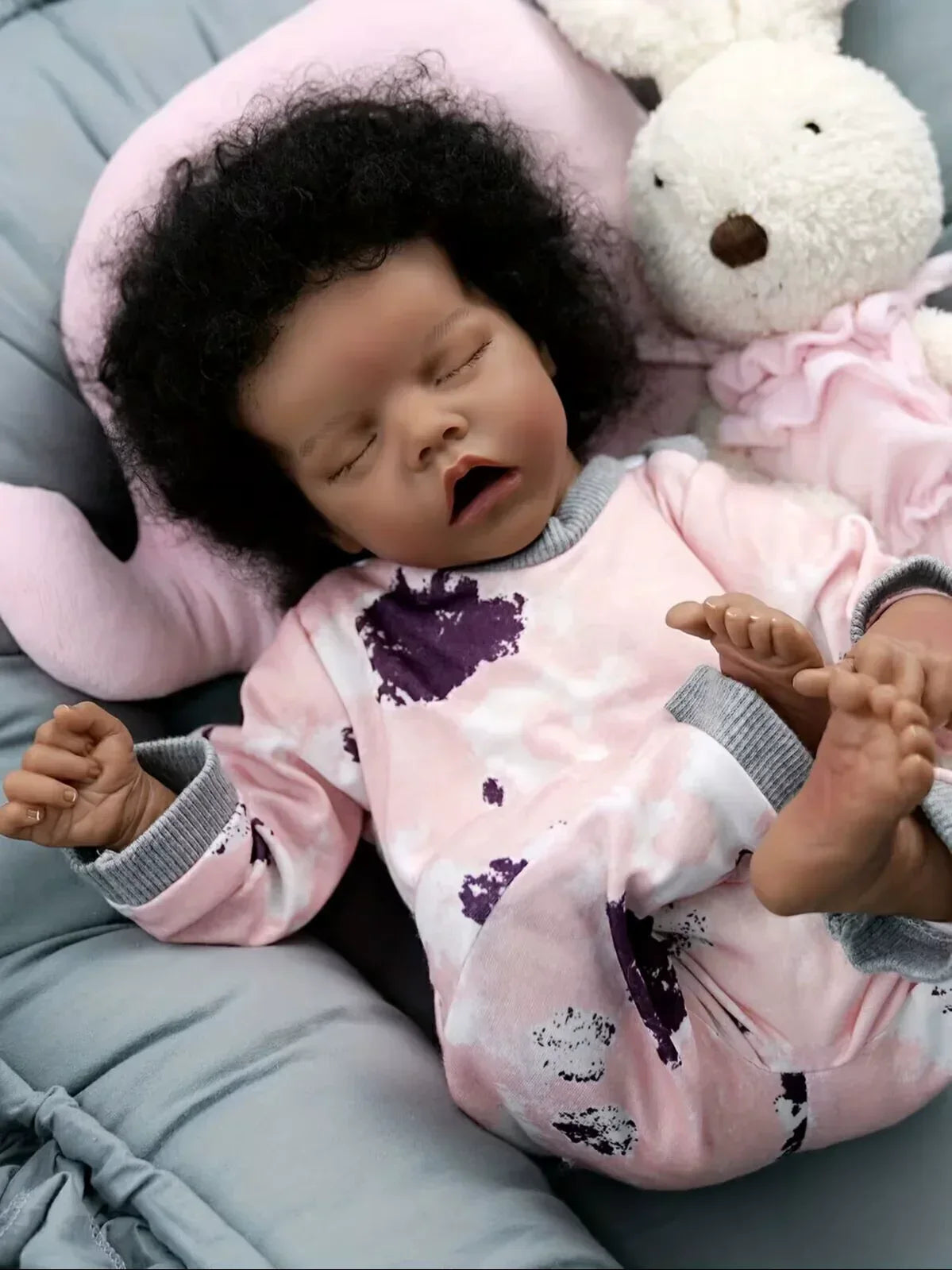 Lifelike Reborn Baby Doll 18 Inch Twin B Hand Painted - ToylandEU