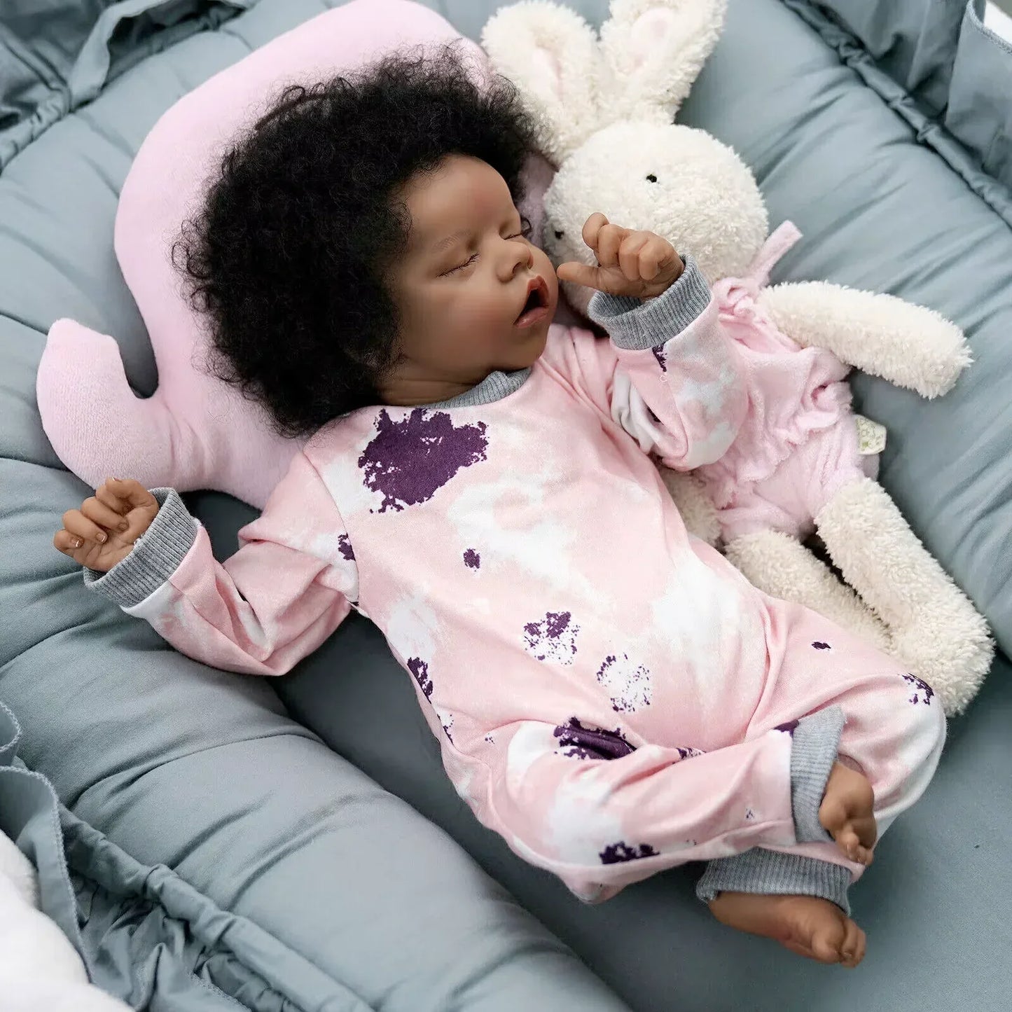 Lifelike Reborn Baby Doll 18 Inch Twin B Hand Painted - ToylandEU