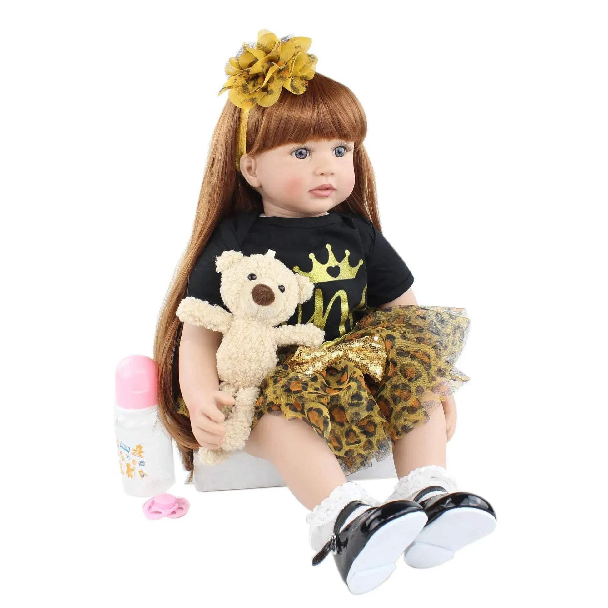 Lifelike Reborn Baby Doll 60 Cm Size For Girls Gift - ToylandEU