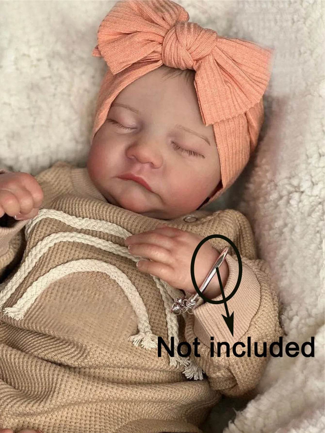Lifelike Reborn Baby Doll Handmade 3D Painted Skin Gift - ToylandEU