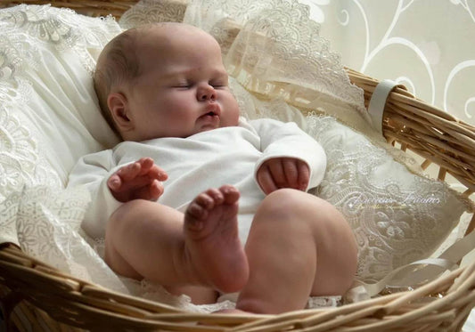 Lifelike Reborn Doll 19 Inch Soft Cloth Body For Collectors - ToylandEU
