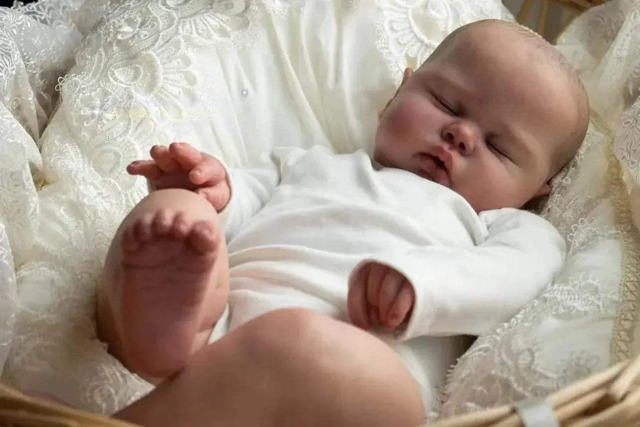 Lifelike Reborn Doll 19 Inch Soft Cloth Body For Collectors - ToylandEU