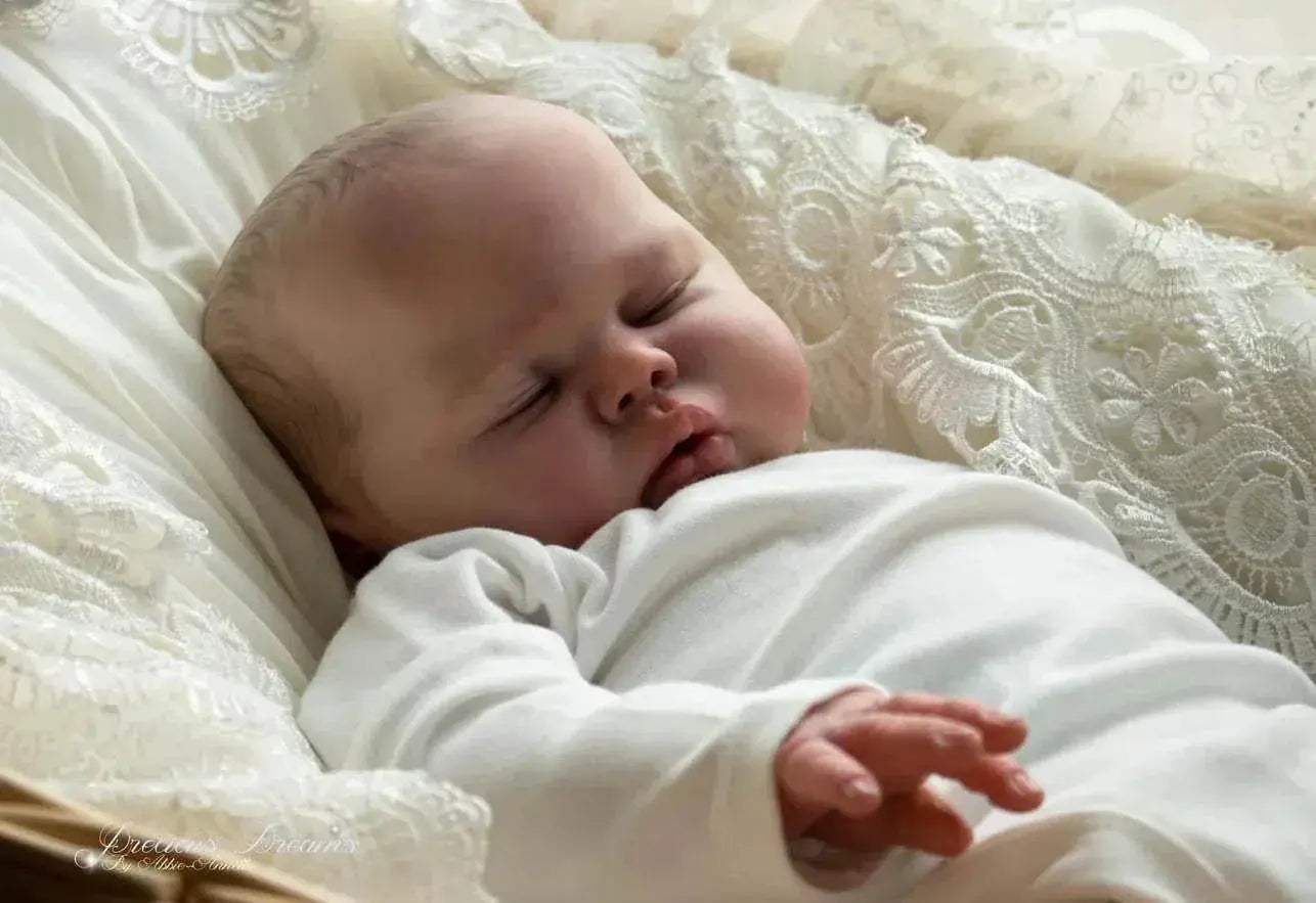 Lifelike Reborn Doll 19 Inch Soft Cloth Body For Collectors - ToylandEU