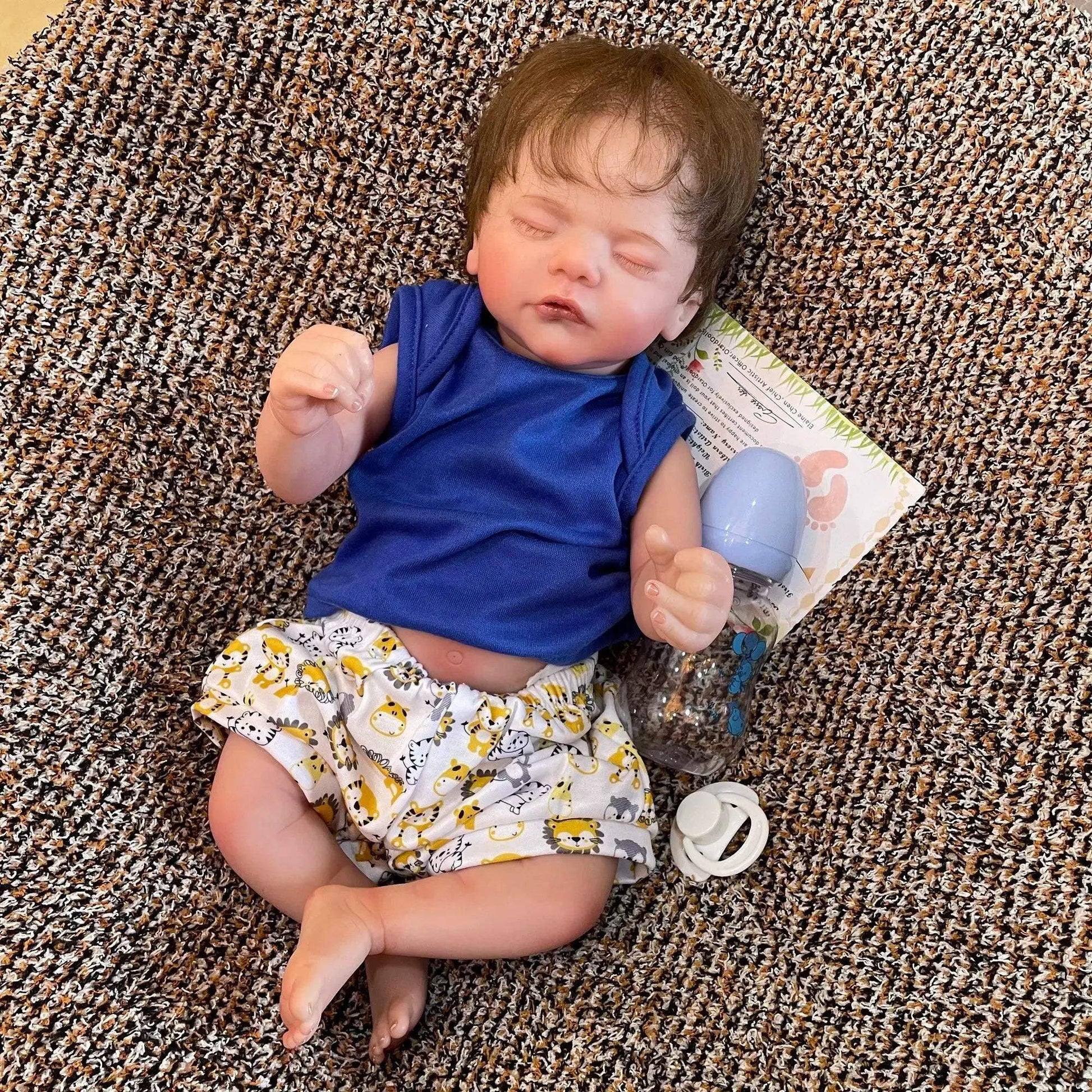 Lifelike Reborn Doll 45cm Soft Touch Vinyl Boy Or Girl - ToylandEU