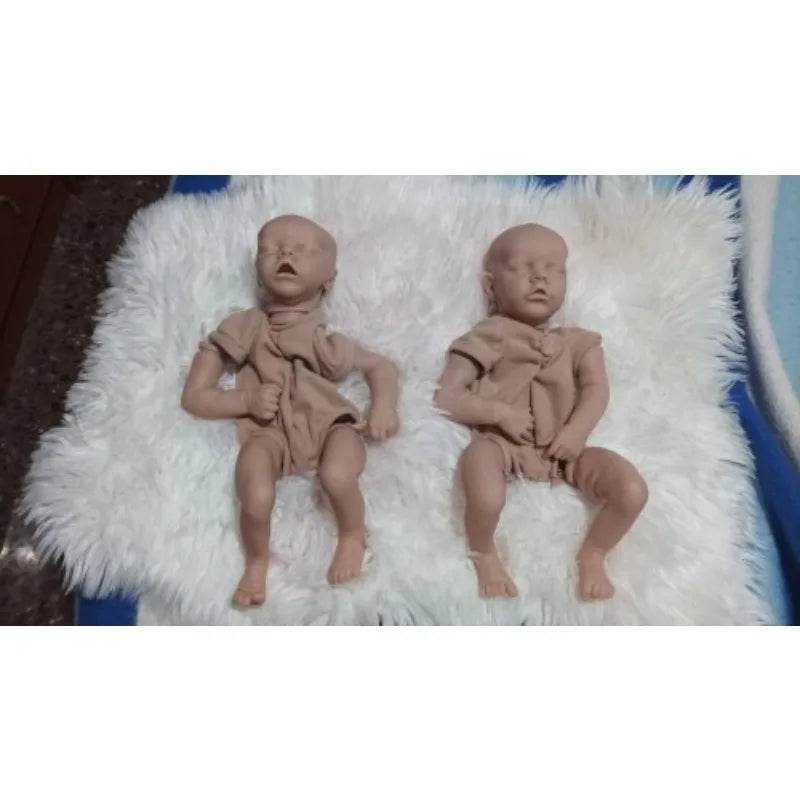 Lifelike Reborn Doll Kit 17 Inch Twin AB Blank Parts Kids - ToylandEU
