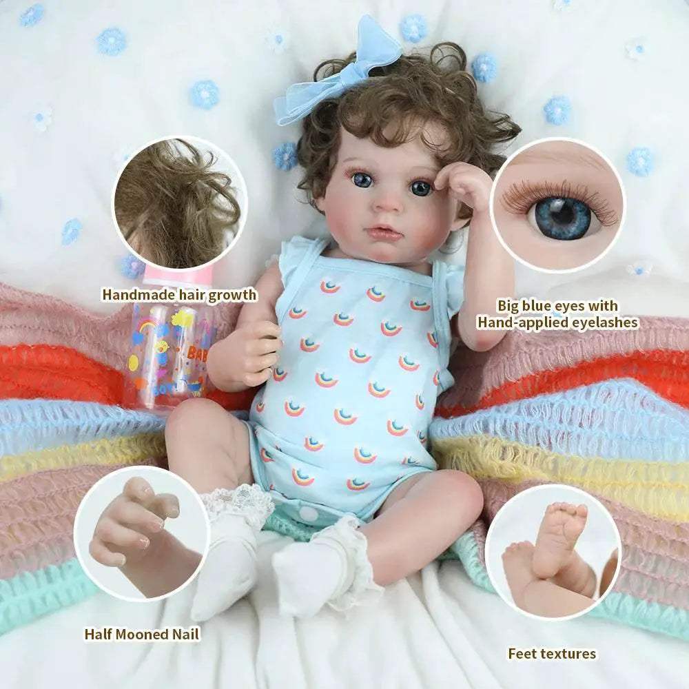  Lifelike Reborn Doll Silicone Doll 22 Inch Toyland EU -  ToylandEU™