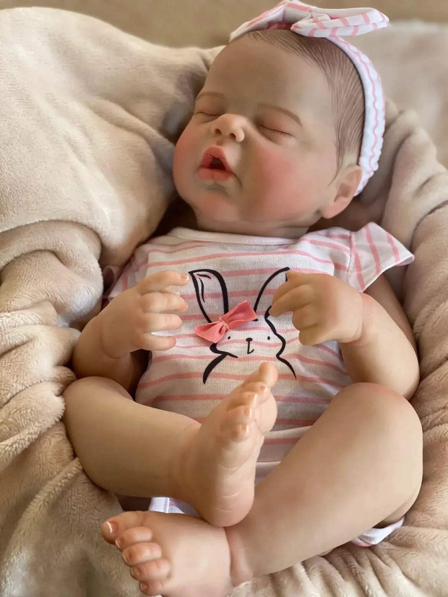 Lifelike Reborn Doll Sleeping 50cm Waterproof Body -  ToylandEU™