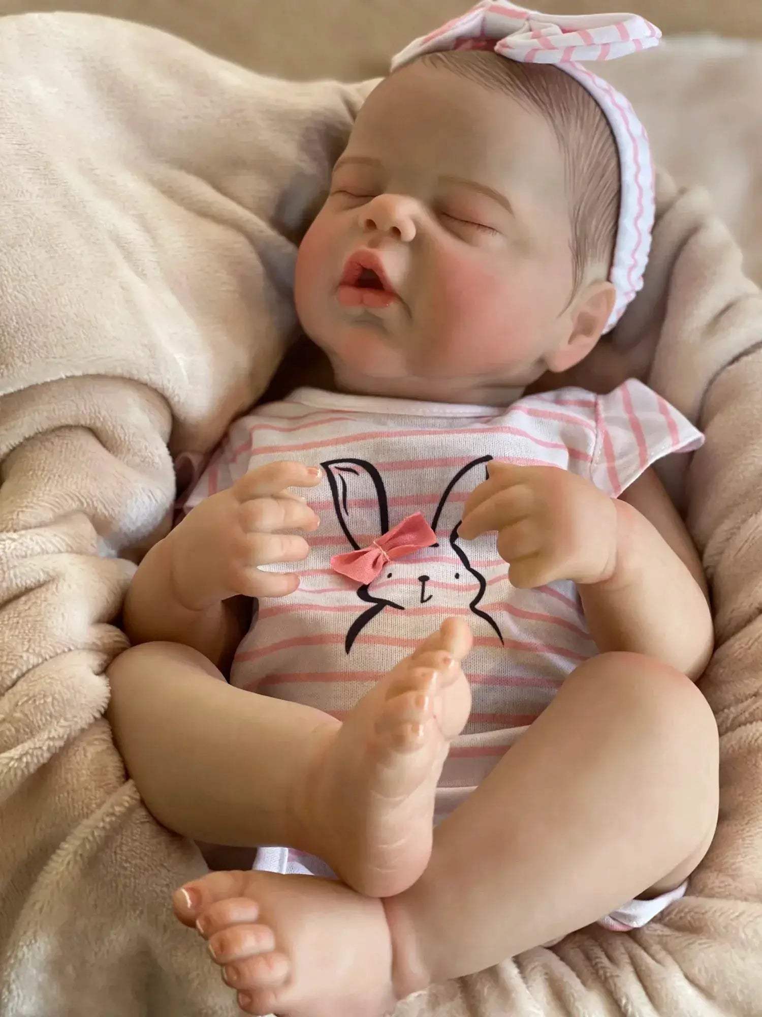  Lifelike Reborn Doll Sleeping 50cm Waterproof Body -  ToylandEU™