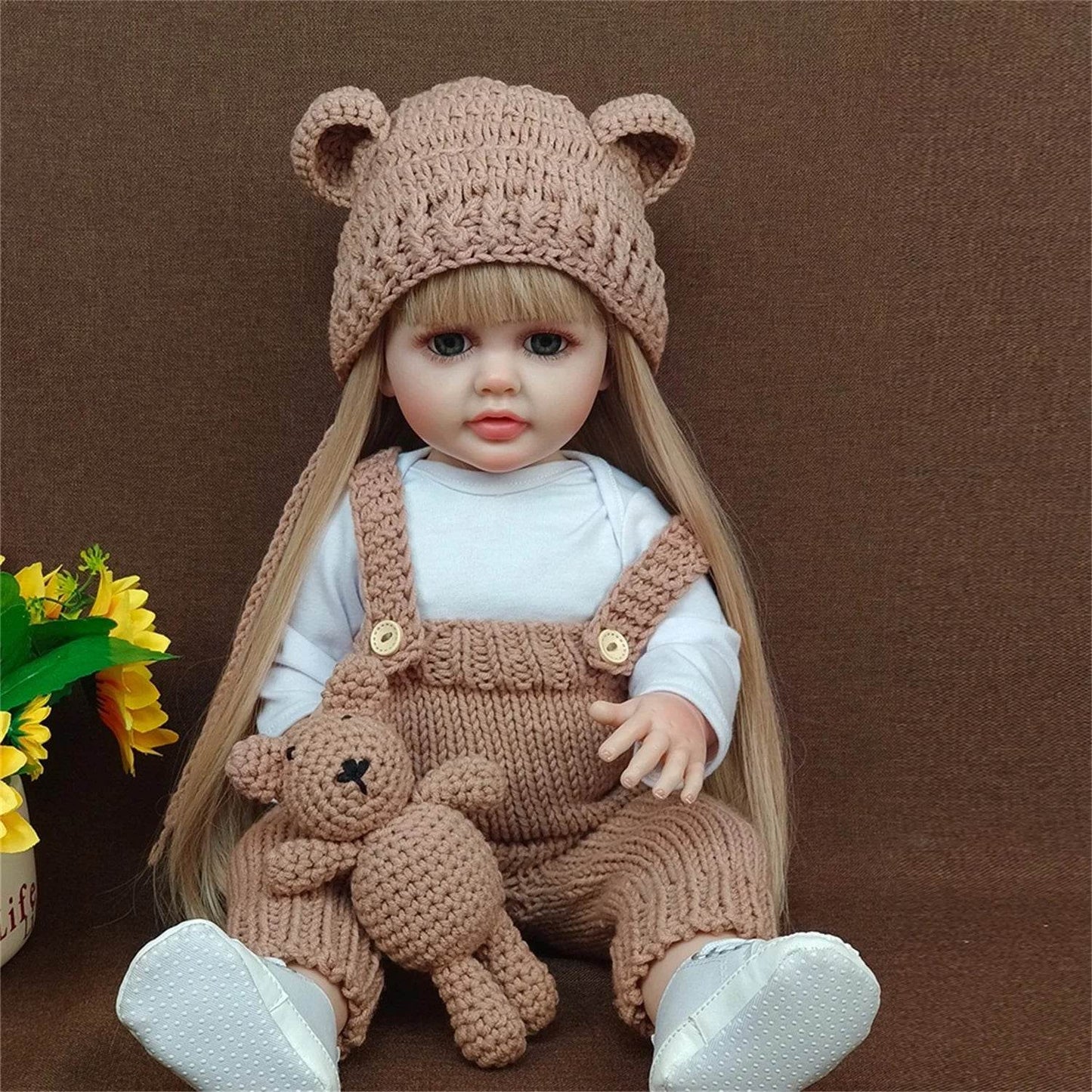 Lifelike Reborn Dolls 50CM Full Silicone Baby Ideal Gift - ToylandEU