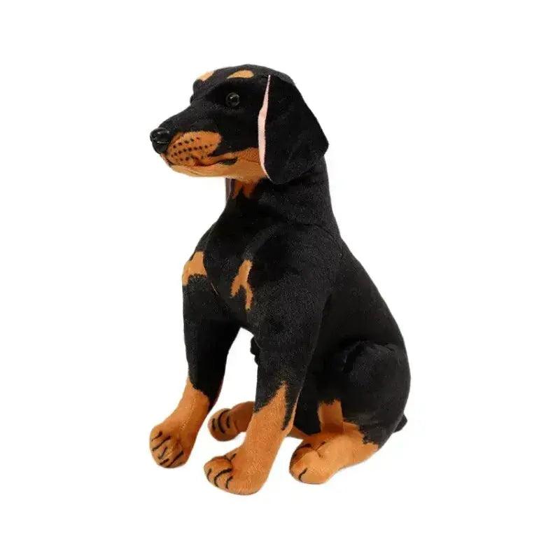  Lifelike Rottweiler Dog Plush Toy Durable For Kids Decor -  ToylandEU™