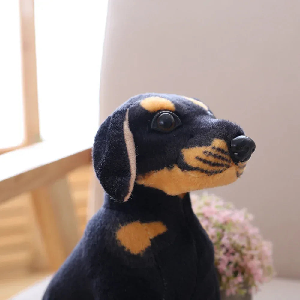 Lifelike Rottweiler Dog Plush Toy For Kids And Decor - ToylandEU