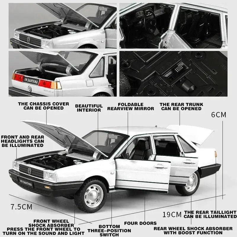  Lifelike Santana 1-24 Alloy Diecast Car Toyland EU -  ToylandEU™
