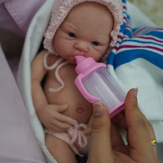Lifelike Silicone Baby Doll 12 Inch Micro Preemie Anti Stress - ToylandEU