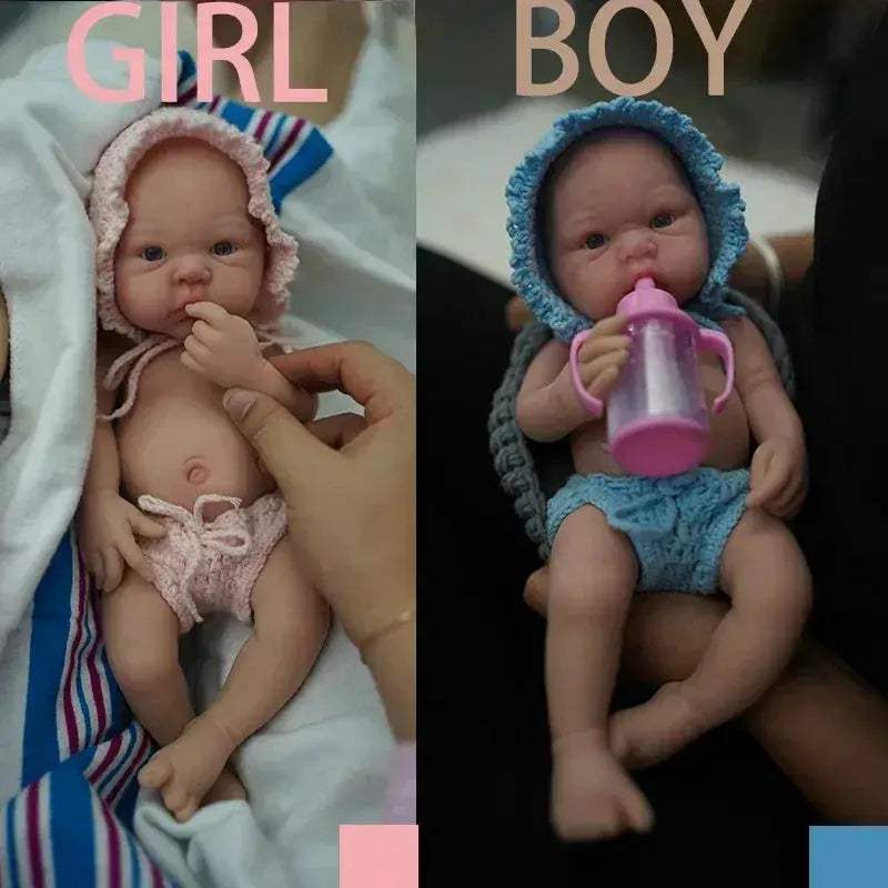Lifelike Silicone Baby Doll 12 Inch Micro Preemie Anti Stress - ToylandEU