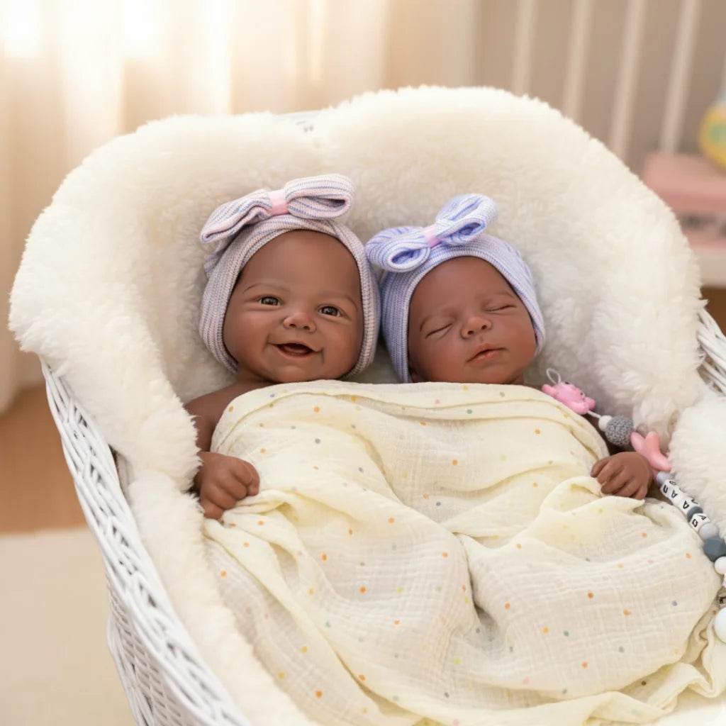 Lifelike Silicone Doll Open Mouth Dark Skin For Collectors - ToylandEU