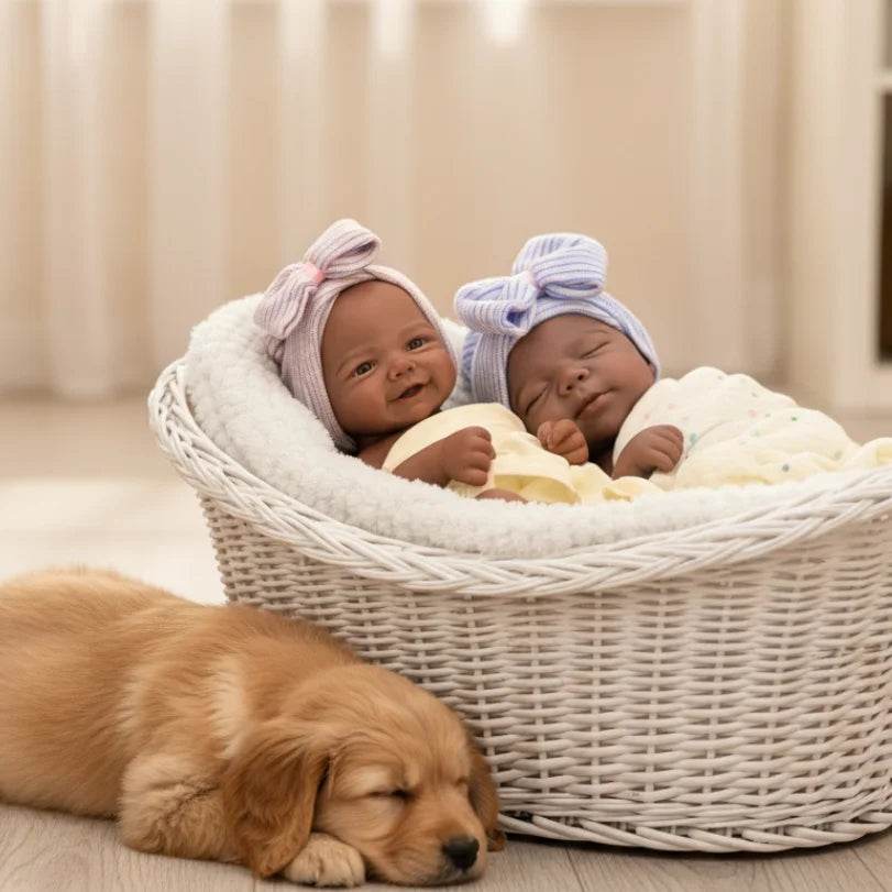 Lifelike Silicone Doll Open Mouth Dark Skin For Collectors - ToylandEU