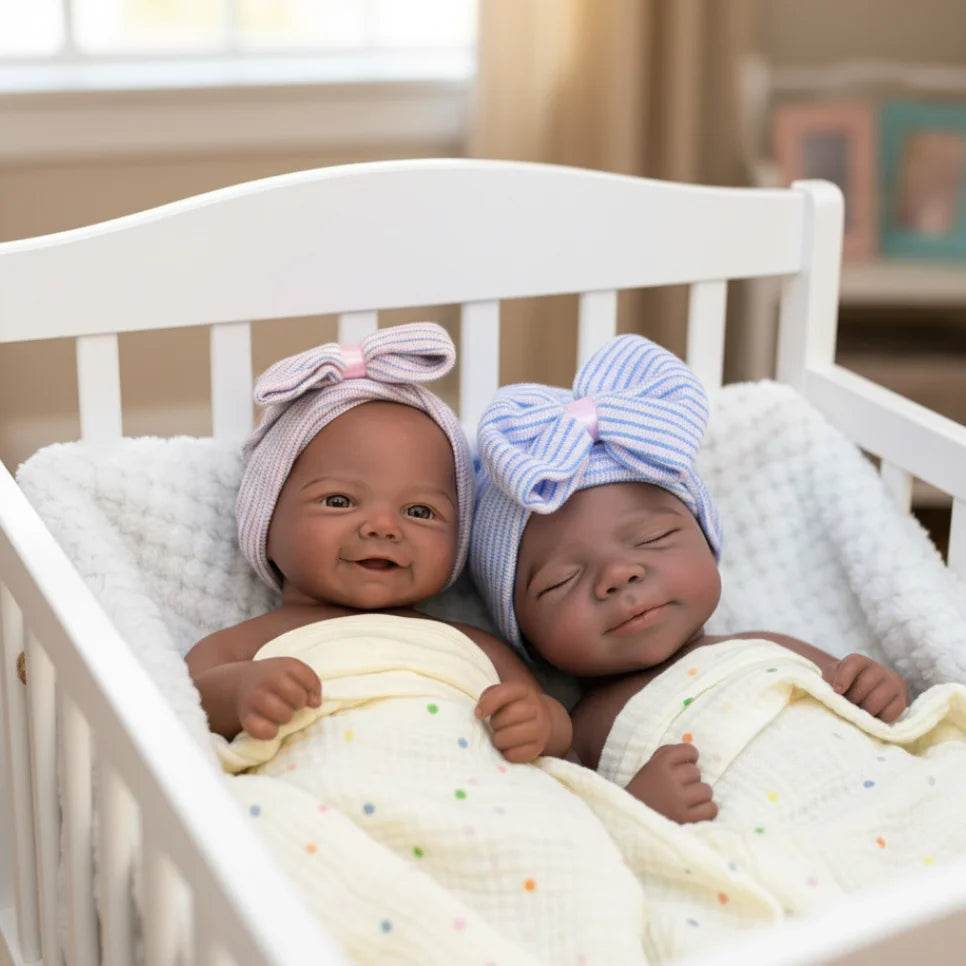 Lifelike Silicone Doll Open Mouth Dark Skin For Collectors - ToylandEU