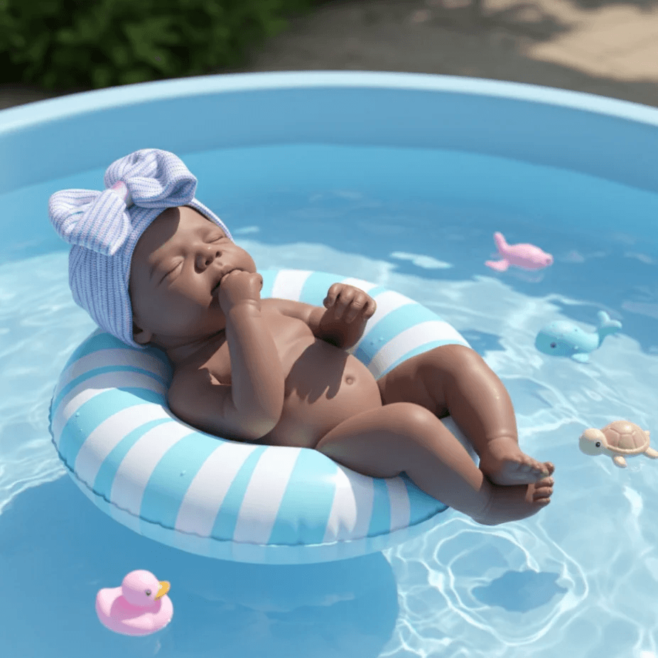 Lifelike Silicone Doll Open Mouth Dark Skin For Collectors - ToylandEU