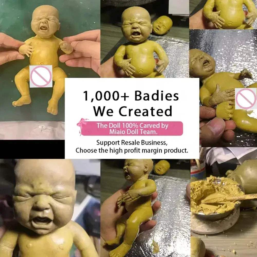  Lifelike Silicone Doll Reborn Mini Baby Anti Stress -  ToylandEU™