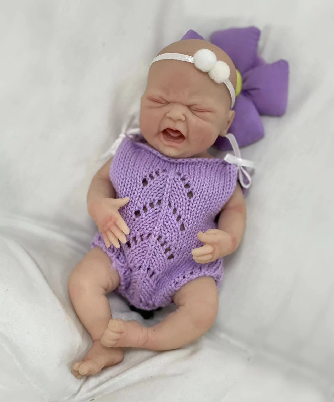 Lifelike Silicone Doll Reborn Mini Baby Doll Anti Stress - ToylandEU