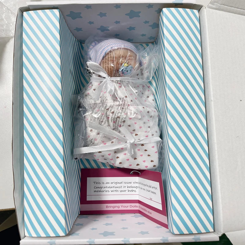 Lifelike Silicone Doll Reborn Mini Baby Doll Anti Stress - ToylandEU