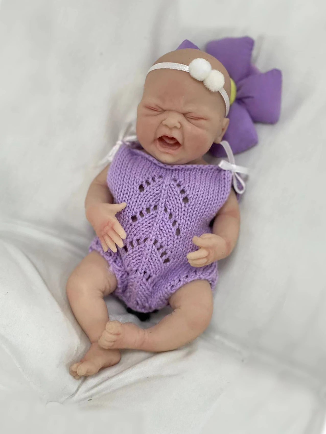 Lifelike Silicone Doll Reborn Mini Baby Doll Anti Stress - ToylandEU