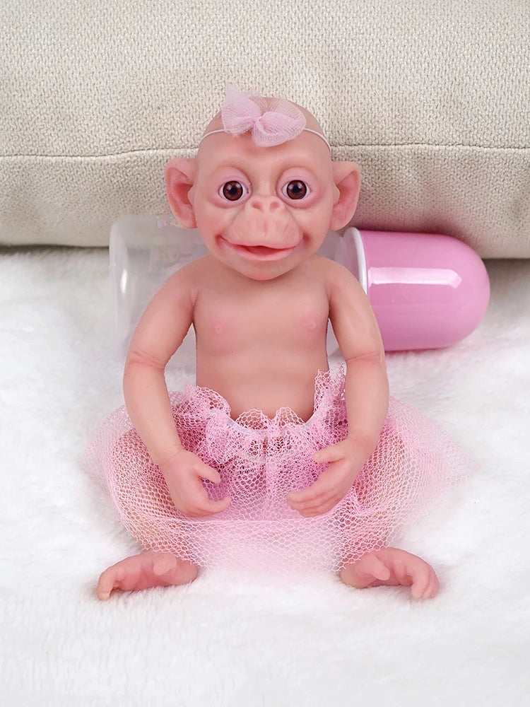 Lifelike Silicone Reborn Baby Doll 7 Inch Mini Anti Stress - ToylandEU