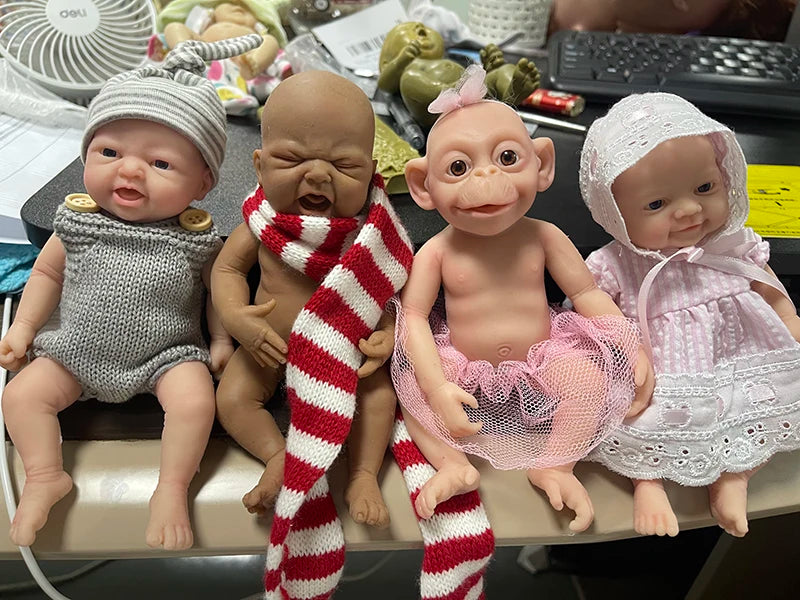 Lifelike Silicone Reborn Baby Doll 7 Inch Mini Anti Stress - ToylandEU