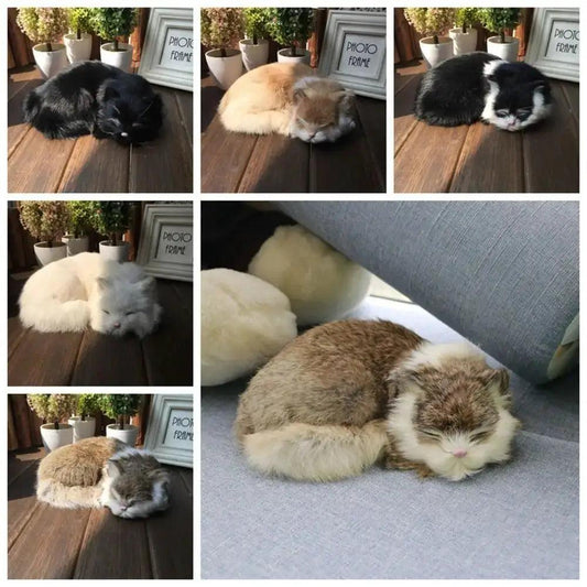  Lifelike Simulation Cat Toy Kitten With Realistic Fur -  ToylandEU™