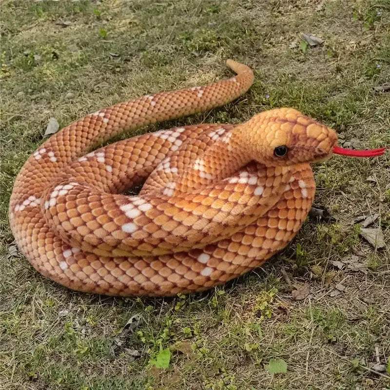 Lifelike Snake Plush Toy Realistic Python For Home Decor - ToylandEU