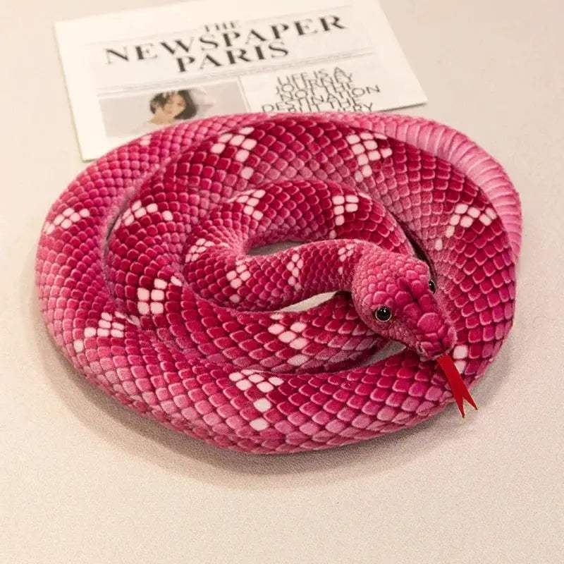 Lifelike Snake Plush Toy Realistic Python For Home Decor - ToylandEU