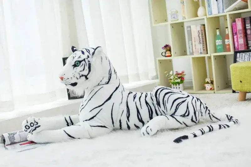 Lifelike Tiger Plush Toy Realistic Soft Stuffed Animal For Kids - ToylandEU