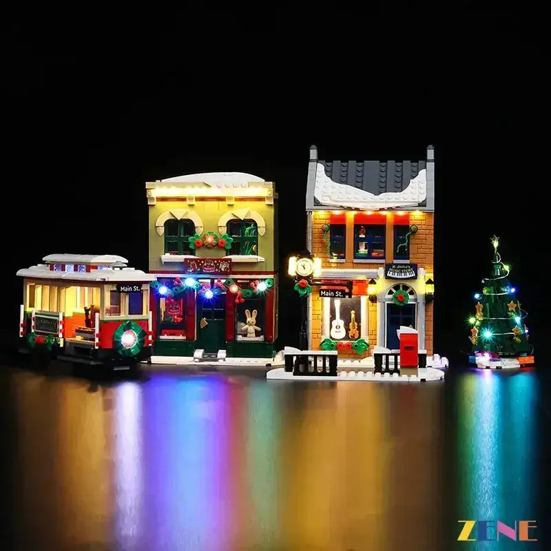 MOC Lego Light Kit for Holiday Main Street 10308 Easy Install - ToylandEU