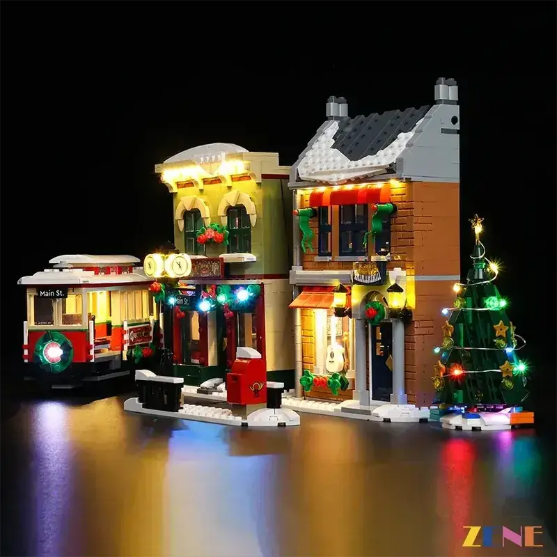 MOC Lego Light Kit for Holiday Main Street 10308 Easy Install - ToylandEU