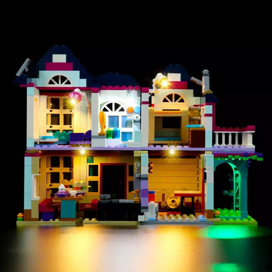 MOC LEGO Andrea's Family House Light Kit With Easy Install - ToylandEU