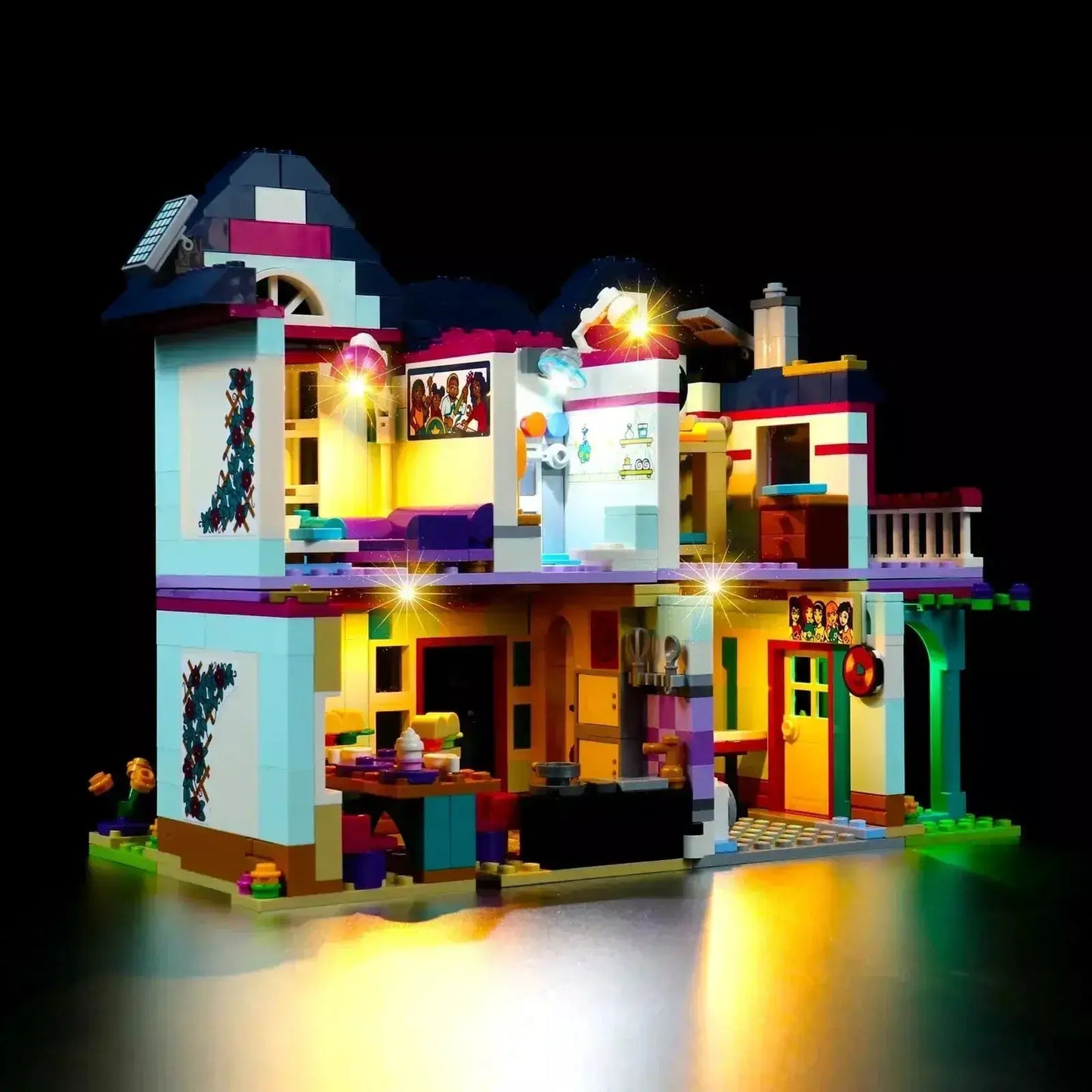 MOC LEGO Andrea's Family House Light Kit With Easy Install - ToylandEU