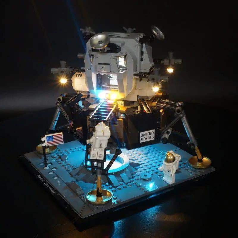 MOC Lego Apollo 11 Lunar Lander Light Kit For Enhanced Illumination - ToylandEU