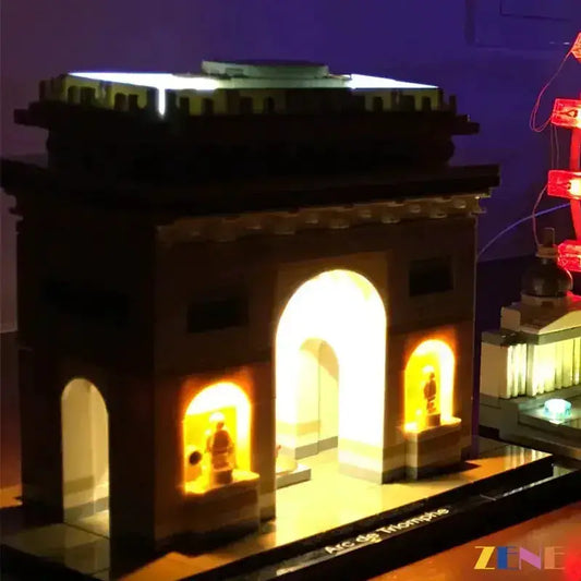 MOC LEGO Arc De Triomphe Light Kit With Discreet Illumination - ToylandEU