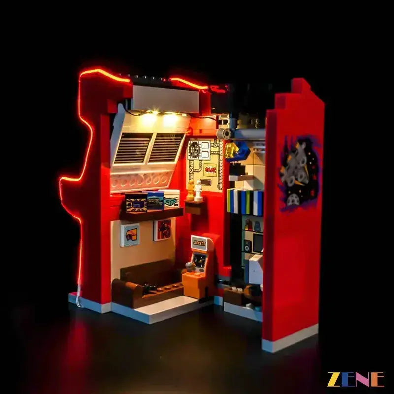 MOC LEGO Arcade Light Kit With Neon Style Edge Lighting - ToylandEU
