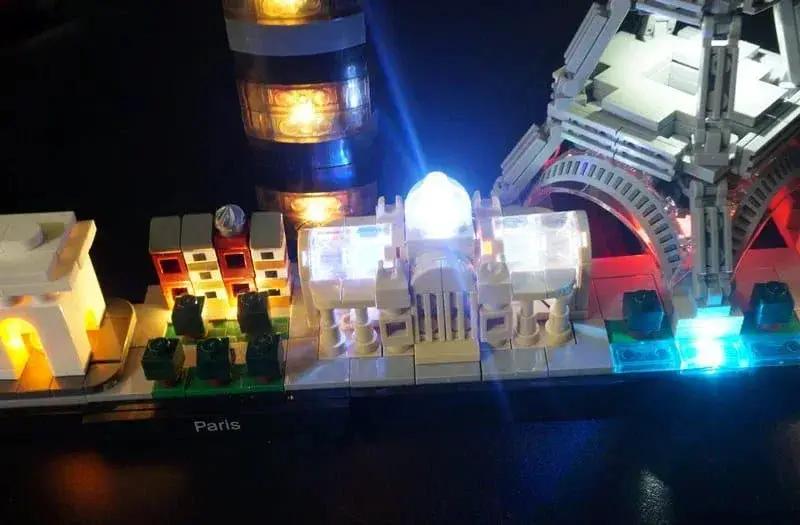 MOC Lego Architecture Paris Light Kit For Brighter Display - ToylandEU