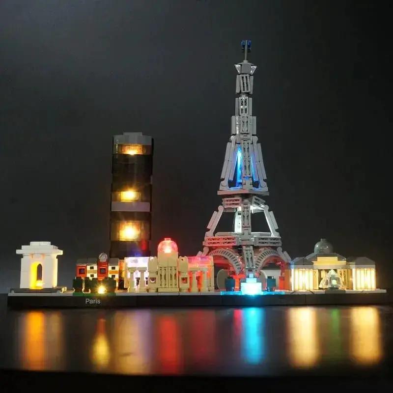 MOC Lego Architecture Paris Light Kit For Brighter Display - ToylandEU