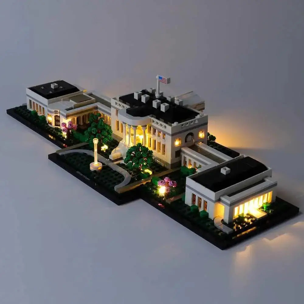 MOC Lego Architecture The White House LED Light Display Kit - ToylandEU
