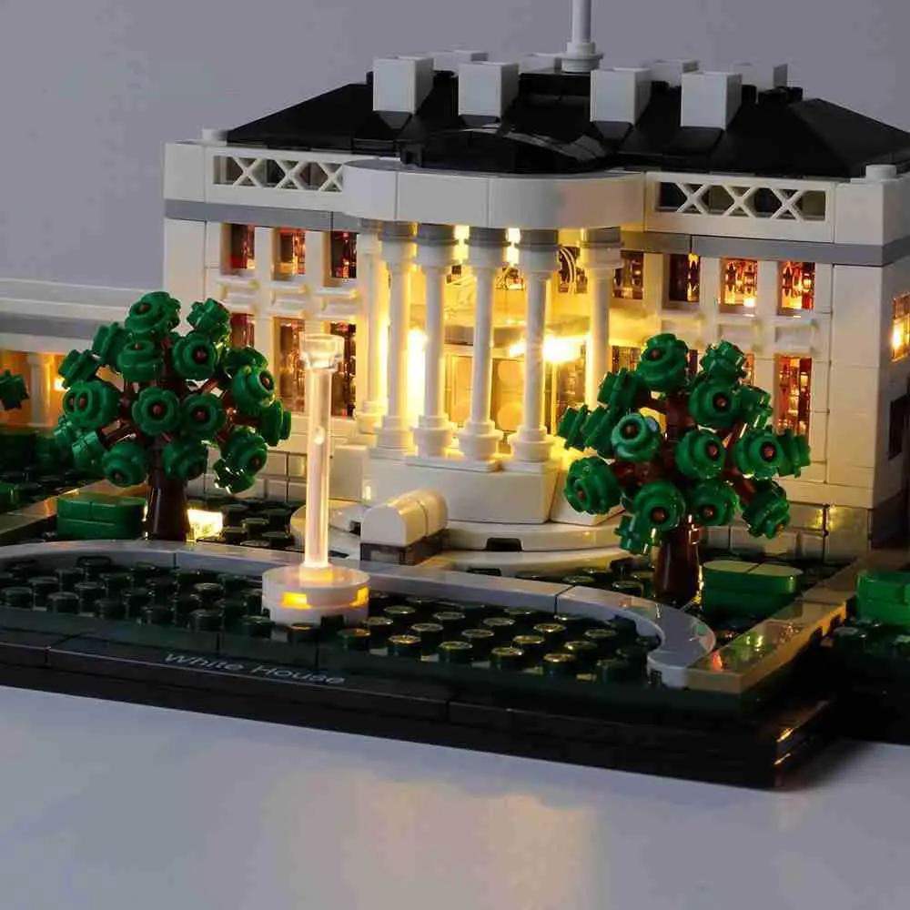 MOC Lego Architecture The White House LED Light Display Kit - ToylandEU