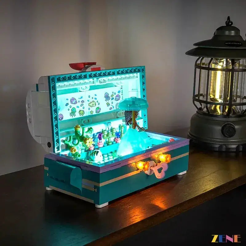 MOC LEGO Light Kit For Ariel Treasure Chest 43229 Adds Dazzle - ToylandEU